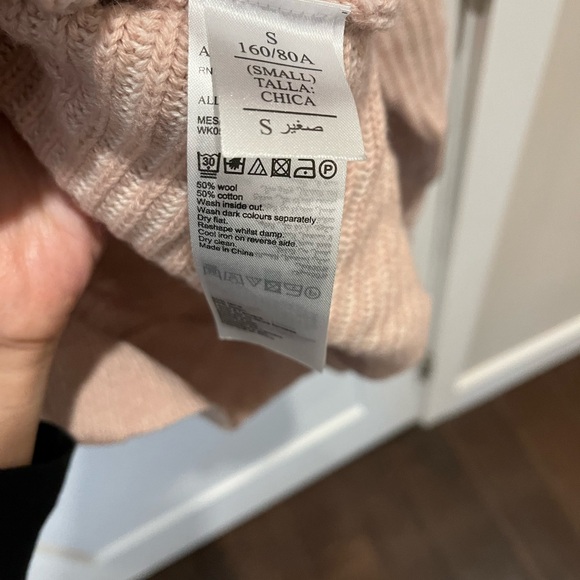 All Saints Pink Cowl Neck Sweater - Picture 4 of 7